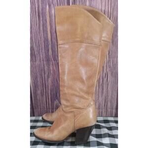 Aldo Woman's Vintage Tall Leather Boots Size US 6.5 (37 ) Preloved